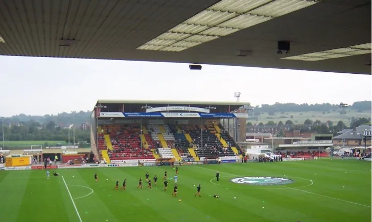 Các cầu thủ tập luyện tại Sincil Bank