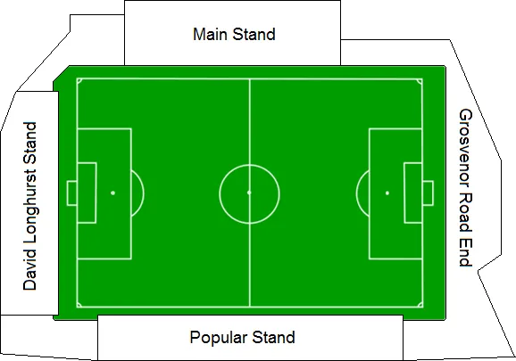 Sơ đồ chỗ ngồi chi tiết sân vận động Bootham Crescent