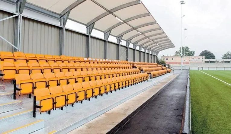 Sơ đồ chỗ ngồi sân vận động Arbour Park, chi tiết khu vực khán đài chính và các khu vực đứng