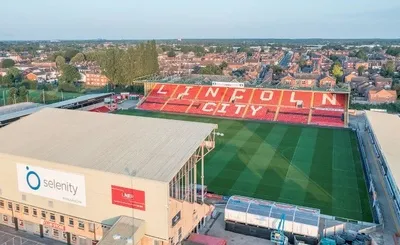 Toàn cảnh sân vận động Sincil Bank từ trên cao
