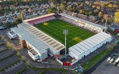 Toàn cảnh sân Vitality Bournemouth nhìn từ trên cao, biểu tượng của sự kiên cường AFC Bournemouth